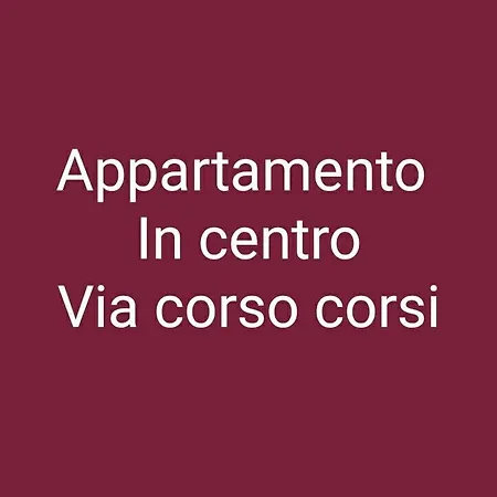 Apartment Via Corso Corsi *
